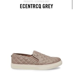 Steve Madden Grey Slip-ons